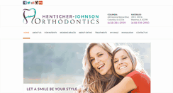 Desktop Screenshot of hentscherjohnsonortho.com